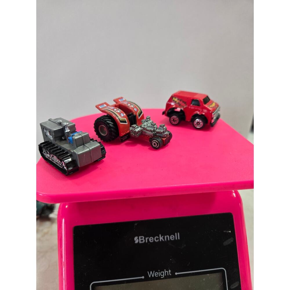 3 Galoob Micro Machines Vehicles Toys Junk Drawer Find Movie Props Van Tractor